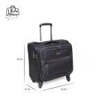تصویر اختصاصی از چمدان خلبانی سونادا کد CA95049 در رنگ مشکی با سایزبندی