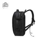 تصویر اختصاصی از نمای کناری کوله بنج کد 1908d در رنگ مشکی