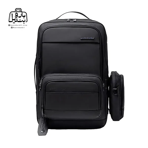 تصویر اختصاصی از نمای جلوی کوله‌پشتی آرکتیک هانتر کد B00483 در رنگ مشکی