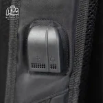 تصویر اختصاصی از پورت usb کوله‌پشتی مندوزا کد ۱۰۱ در رنگ مشکی