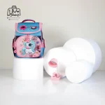 تصویر اختصاصی از نمای جلوی کوله‌پشتی مدرسه you cute کد ۸۰۱۳ در رنگ آبی