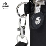 تصویر اختصاصی از جزئیات کیف زنانه دوشی سینگلی کد ۱۰ در رنگ مشکی