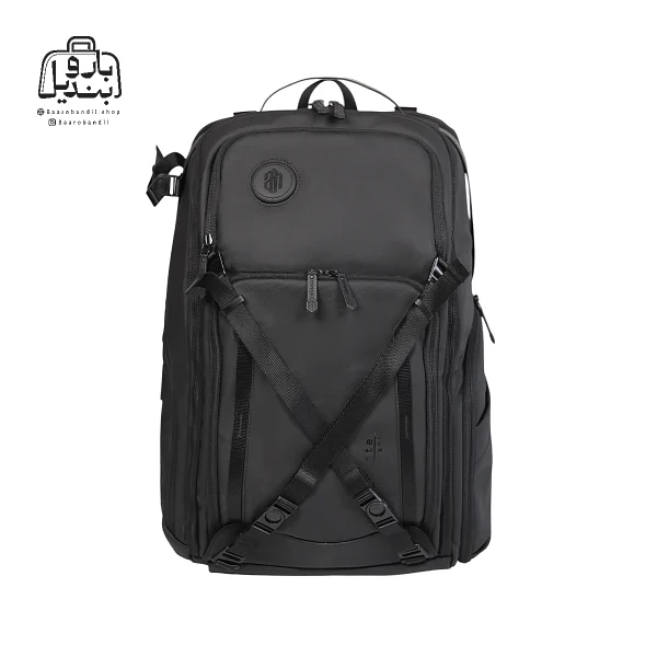تصویر اختصاصی از نمای جلوی کوله‌پشتی آرکتیک هانتر کد B00575 در رنگ مشکی