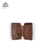تصویر اختصاصی از زیپ باز کیف آرایشی چمدان ریکاردو در رنگ سفید