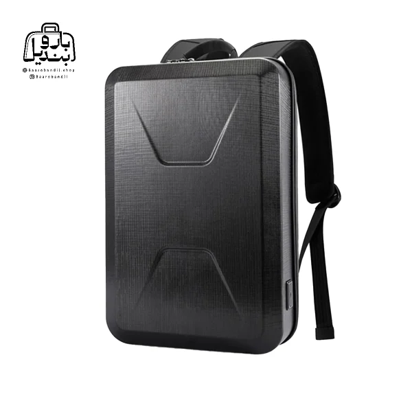 تصویر اختصاصی از نمای جلو و کناری کوله‌پشتی بنج کد ۲۸۳۹ در رنگ مشکی