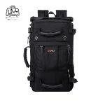 تصویر اختصاصی از نمای جلوی کوله‌پشتی بنج کاکا کد ۲۰۵۰ در رنگ مشکی
