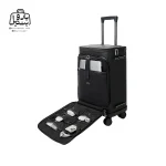 تصویر اختصاصی از زیپ جلو باز چمدان بنج کد ql۷۰۱ سایز کوچک (داخل کابین) در رنگ مشکی