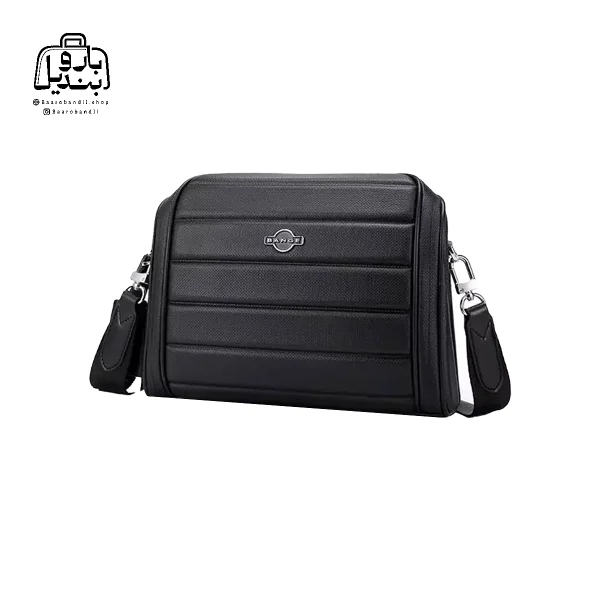 تصویر اختصاصی از نمای جلو و کناری کیف دوشی بنج کد yd۲۵۱ در رنگ مشکی