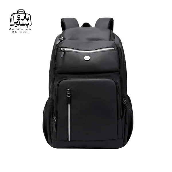 تصویر اختصاصی از نمای جلوی کوله کاکا کد 0003 در رنگ مشکی