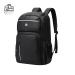 تصویر اختصاصی از نمای جلو و کناری کوله کاکا کد 0003 در رنگ مشکی