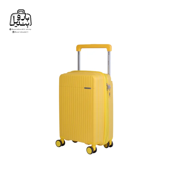 تصویر اختصاصی از سایز کوچک (داخل کابین) چمدان هرموسا کد ۸۰۲۰ در رنگ زرد