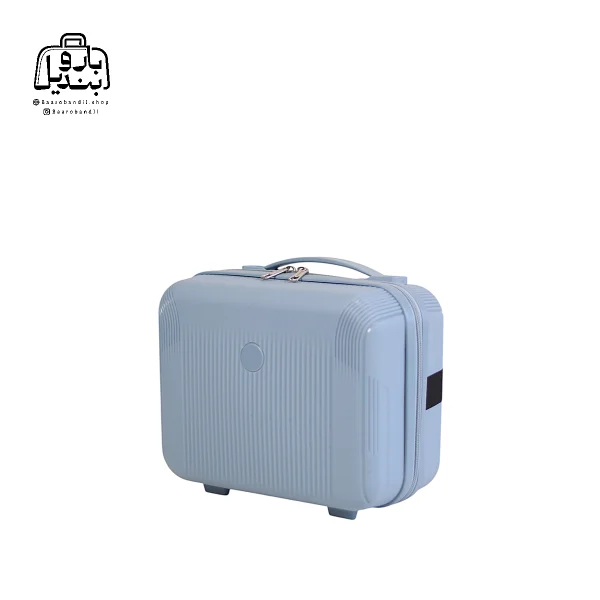 تصویر اختصاصی از کیف آرایشی چمدان هرموسا کد ۸۰۲۶ در رنگ آبی