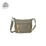 تصویر اختصاصی از نمای جلوی کیف دوشی فوور کد 2596-01 در رنگ سبز