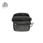 تصویر اختصاصی از نمای زیپ باز کیف دوشی فوور کد 2802-08 در رنگ مشکی