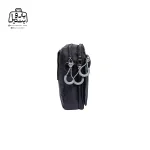 تصویر اختصاصی از نمای کناری کیف دوشی فوور کد 2802-08 در رنگ مشکی