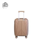 تصویر اختصاصی از نمای پشتی سایز کوچک (داخل کابین) چمدان هرموسا کد ۹۰۴۴ در رنگ نسکافه‌ای