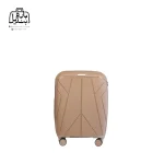 تصویر اختصاصی از نمای جلوی سایز کوچک (داخل کابین) چمدان هرموسا کد ۹۰۴۴ در رنگ نسکافه‌ای