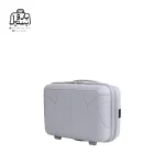 تصویر اختصاصی از کیف آرایشی چمدان هرموسا کد ۹۰۴۴ در رنگ طوسی