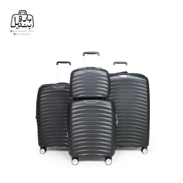 تصویر اختصاصی از چمدان چهار تکهٔ ماندیرو در رنگ مشکی