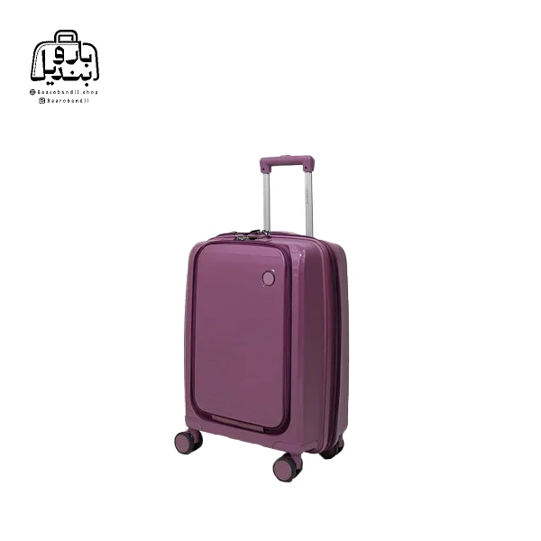 تصویر اختصاصی از چمدان سایز کوچک (داخل کابین) پارتنر مدل ملونی در رنگ بنفش