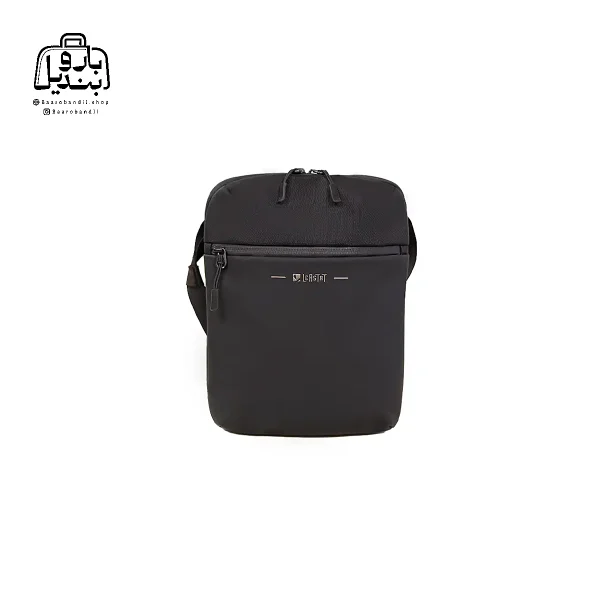 تصویر اختصاصی از نمای جلوی کیف دوشی لیستات leastat کد ۲۱۲۲ در رنگ مشکی