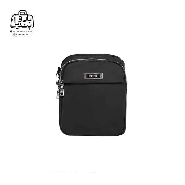تصویر اختصاصی از نمای جلوی کیف زنانه دوشی ایپول کد 6026-03 در رنگ مشکی