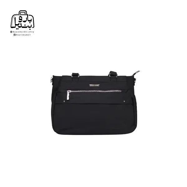تصویر اختصاصی از نمای جلوی کیف زنانه دوشی ایپول کد 6083-02 در رنگ مشکی