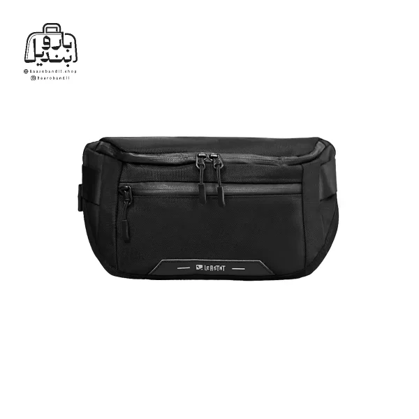 تصویر اختصاصی از نمای جلوی کیف کمری leastat کد ۳۶۰۹ در رنگ مشکی