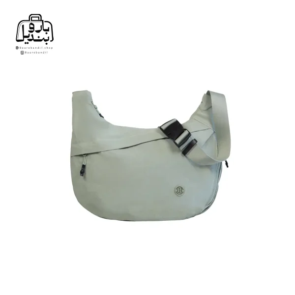 تصویر اختصاصی از نمای جلوی کیف زنانه دوشی چیبائو کد ۰۳۶۹ در رنگ سبز پاستلی